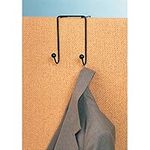 Westcott 2 Hook Coat Hanger, Black (42021)