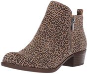 Lucky Brand Women's Basel Ankle Bootie, Camel, 6 UK