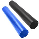 Foam Roller 45/90CM Extra Long Superior Muscle Roller Trigger Point Exercise Lightweight Fitness Foamroller Deep Tissue Self Massage Tool Home Gym, Pilates Yoga, Pain Relief Anti-Stress Recovery