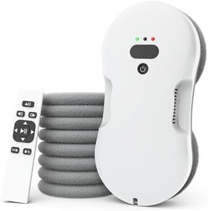 EAEGE Window Cleaning Robot, Automatic Window Cleaner Robot with Dual Spray, Edge Detection, Intelligent Path Planning, 3000pa Strong Suction, Anti-Drop Protection for Glass