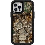 OtterBox Defender Series Screenless Edition Case for iPhone 12 & iPhone 12 Pro (Only) - Case Only - Non-Retail Packaging - Realtree Edge (Black/Realtree Edge Graphic)