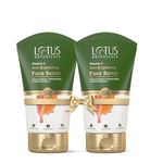 Lotus Botanicals Skin Brightening Face Scrub | Vitamin C | Sulphate, Silicon & Chemical Free | All Skin Types | 100g (Pack Of 2)