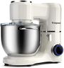Vospeed Stand Mixer 8L Cake Mixer Electric Kitchen Food Mixer with Stainless Steel Bowl, Beater, Dough Hook, Whisk for Baking, Dishwasher Safe (White)