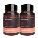 HealthKart hk vitals Biotin (180 Tablets) | Supplement for Hair Growth, Strong Hair and Glowing Skin, Fights Nail Brittleness