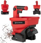 Uniqwamo Handheld Grass Seed Spreader for Milwaukee M18 Li-ion Battery, Available Year-Round, Grass Seeds, Rock Salt (Battery not Included)