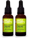 Uncle Harry's Natural & Fluoride-Free Remineralization Liquid for Tooth Enamel - Freshens Breath & Strengthens Teeth (2 Pack, 1 oz.)