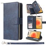 ZCDAYE Wallet Case for iPhone 7 iPhone 8 iPhone SE 2020/iPhone SE 2022,Premium [Zipper Pocket] Folio PU Leather Flip Case with 9 Card Slots for iPhone 7/8/SE 2020/SE 2022 4.7"-Dark Blue