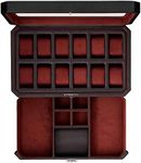 ROTHWELL 12 Slot Leather Watch Box 