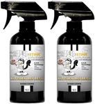 The Stink Solution Kitchen Odor Eliminator For Strong Odor: Garbage Can & Refrigerator Deodorizer, Cooking & Trash Smell Remover 2 16 oz Bottles (Sugar Cookie Scent)