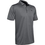 Under Armour Men's Tech Golf Polo , Graphite (040)/Black, XX-Large