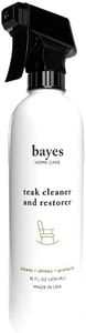 Bayes High Performance Teak Cleaner & Restorer - Cleans, Shines, and Protects - Maintains Fine Teak and Restores Neglected Teak - 16 oz (1-Pack)