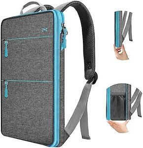 ZINZ Slim & Expandable Laptop Backpack 15 15.6 16 Inch Sleeve with USB Port,Spill-Resistant Notebooks Bag Case for Most 14-16 Inch MacBooks Surface-Books Dell HP Lenovo Asus Computers,LG01Y02