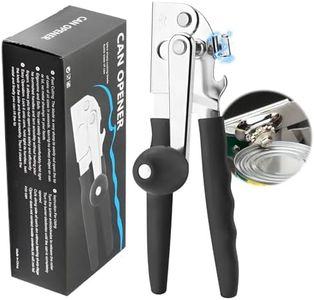 Roryimke Commercial Can Opener Manual Heavy Duty Stainless Steel Handheld Smooth Edge Can Opener for Seniors for Kitchen