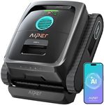 AIPER Scuba V3 AI Vision Cordless Robotic Pool Cleaner, Include Wireless Charging Dock, Smart Waterline Parking & Featherlight Design, Micromesh Multi-Layer Filtration, Grey