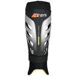 Grays G800 Shinguards - Black/Neon Yellow (2016/17) (MEDIUM)