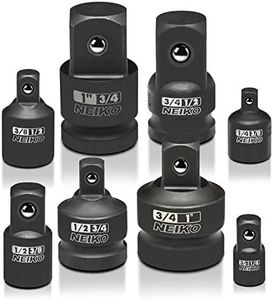 Neiko 30223A Impact Adapter and Reducer Set, 8 Piece | Cr-V SAE