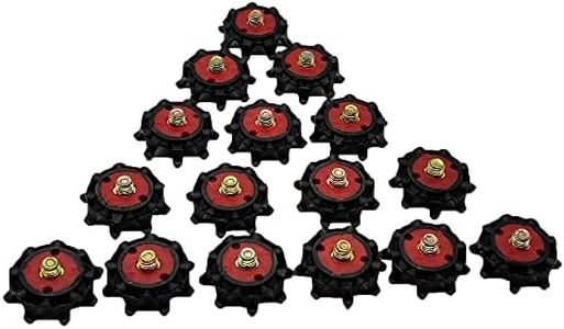 16pcs Picos de Zapata rápida Repuestos tacos de golf para zapatos de golf Picos zapatos golf Tacos De Clavos para Zapatos Deportivos Repuestos de Golf Zapatilla Pikes adapta mayoría los zapatos golf