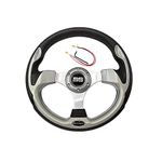 GREENCHOOSY Golf Cart Steering Wheel for EZGO Club Car and Yamaha Titanium gray2