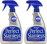 HOPE'S Perfect Stainless Steel Cleaner 22-Ounce, Streak-Free Self- Polishing Formula, Blocks Fingerprints, Pack of 2, 44 Fl Oz