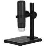 ETZIN Wireless Digital Microscope, 50 to 1000X Magnification Foldable Handheld Microscopes Camera with 8 LEDs and Adjustable Stand for Computer Phone, for Windows, for iOS, for Android.