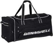 Winnwell Premium Carry Hockey Bag - Equipment Bag with Mulitple Pouches - Great for Carrying Sport Gear (Black, Junior)