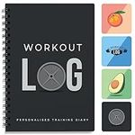 Workout Log Gym (Grey) – XL A5 Size