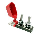 Bay Marine Supply – MRBF Terminal Fuse Block (Fuse Not Included) - Dual Studs - Compact Mount for Marine Rated Battery Fuse