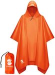 SaphiRose Hooded Rain Poncho Waterp