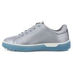 ECCO Women's Tray Hybrid Hydromax Water Resistant Golf Shoe, Alu Silver/Arona, 9-9.5