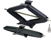 2 Pack Combo - 5000lbs Rv Stabilizer Scissor Jack Combo Pack - 24" W/Socket - 64280