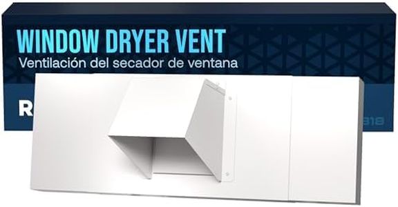 Aluminum Window Dryer Vent Kit (Adjustable 23"-36") 4 inch Window Vent Kit, Dryer Vent Window Insert