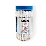 WIN Aww 50 Pens Jar, Blue Ink | Gifts for Stylish Girls & Women | Pens for Writing | 0.7 mm Tip | Ball Pens Pack | Stationery Set for Students | Best Ball Pens for Smooth Writing