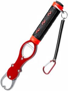 Fish Lip Gripper with Scale, 40 lb Fish Grabber, Fishing Scale, 360° Handle