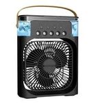 Drumstone (FIRST TIME IN EVER WITH LIFETIME REPLACEMENT WARRANTY) Elevate comfort with the Portable Air Conditioner Fan. A 500 ml water tank with 7 colors LED light_M102_Multicolor