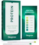DIAGNOX HEALTH Protein Urine Test Strips Kit - Individually Packed at Home Urine Protein Test Strips - Urinalysis Strips for Protein in Urine (30 Pack)