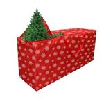 Christmas Tree Storage Bag Fits 7.5FT.Tall Christmas Trees, Heavy Duty Xmas Tree Bag with Durable Handles & Zipper, Christmas Decoration Storage Waterproof Protects from Dust, Moisture