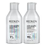 Redken Bonding Shampoo and Conditioner Set,Sulfate Free Shampoo and Conditioner, for Damaged Hair Repair,Maintains Bonds, Acidic Bonding Concentrate, Silky Finish and Gloss Shine,Sulfate Free,2x300 ML