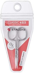 Staleks Classic 62 Type 2 Nail Scissors – Curved Thick Blades – Short Handles – Perfect for Home Manicure and Pedicure