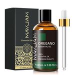 MAYJAM Oregano Essential Oil, 3.38FL.OZ Pure Essential Oils, Large Volume Oregano Oil, Perfect for Aromatherapy Diffuser, Great for DIY Soap and Candle Making