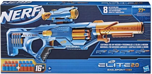 Nerf Elite 2.0 Eaglepoint RD-8 Blaster – 8-Dart Rotating Drum