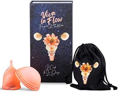 Viva La Flow Period Cup & Disc Pack - Menstrual Kit - Premium Medical Grade Silicone Menstrual Cup Designs - Perfect For Alternating With Your Needs & Flow - Up to 12 Hours Protection (Size B)