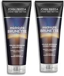 MULTIPLE Brilliant Brunette Midnight Brunette Colour Deepening Shampoo by John Frieda 250ml & Brunette by John Frieda Colour Deepening ConditionerCreating Deeper, Richer Tones in Brunette Hair