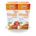 Boiron Stodal honey cough syrup pack of 2 boxes, used for dry or wet cough, irritating cough or cough with phlegm. From 1 to 11 years old. 2x200ml.