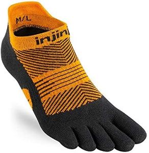 Injinji Women's Run Lightweight No-Show Toe Socks