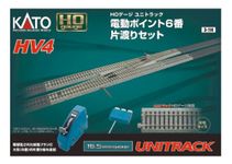 HO HV4 Interchange Track Set w/#6 Remote Turnout (japan import)