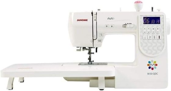 Janome M50 QDC Computerised Sewing Machine – Extra Wide Table & Bonus Pack