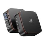 NiPoGi Mini PC Twin Lake-N N150(Upgraded N100/N95, Up to 3.6GHz), Mini PC Windows 11 Pro 16 GB RAM 1TB M.2 SSD, Mini Computer 4K UHD Dual Display/WiFi/BT, Mini Desktop PC for Business, School, Office