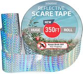 Premium Quality Bird Deterrent Reflective Scare Tape 350 ft 106 m – Pest Control Dual-Sided Repellent Tape for Pigeons, Grackles, Woodpeckers, Geese, Herons, Blackbirds & More – Sturdy & Ultra Strong