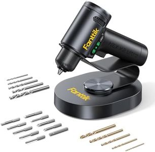Fanttik K2 Ultra 7.4V Power Drill, Cordless Drill/Driver, 3/8'' Keyless Chuck, Max. 30 N.m, Max. 1250 RPM, TapSwitch Gear Change, 2.5AH Rechargeable Battery, Tool Kit for Home DIY Projects