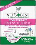 Vet's Best Comfort Fit Dog Diapers 